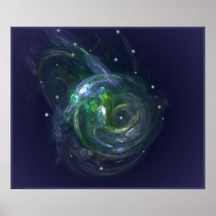 AFFICHE GAIA ~ LA PLANÈTE VIVANTE