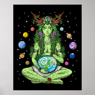Affiche Gaia Mère Déesse Terre