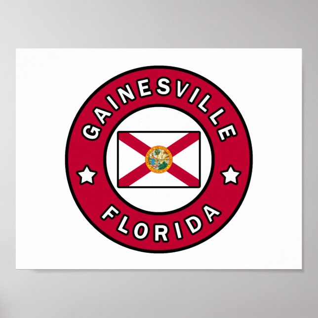 Affiche Gainesville Floride (Devant)