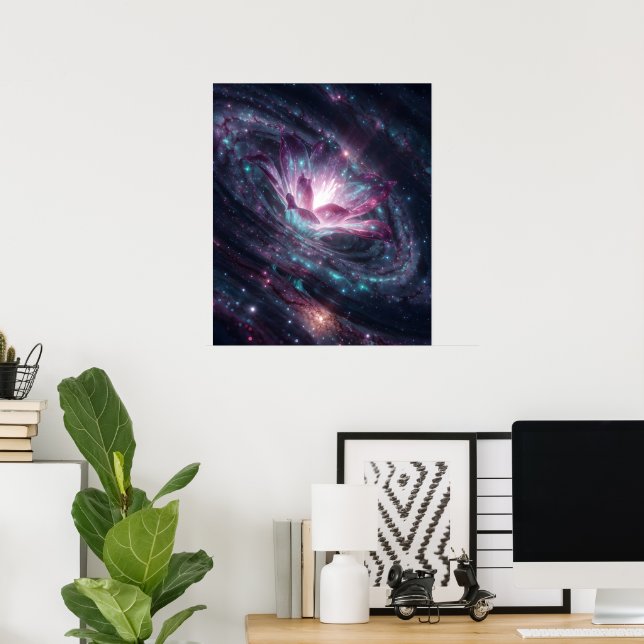Affiche Galactic Bloom (Bureau à domicile)