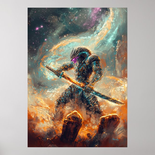 Affiche Galactic Ronin – La lame cosmique (Devant)