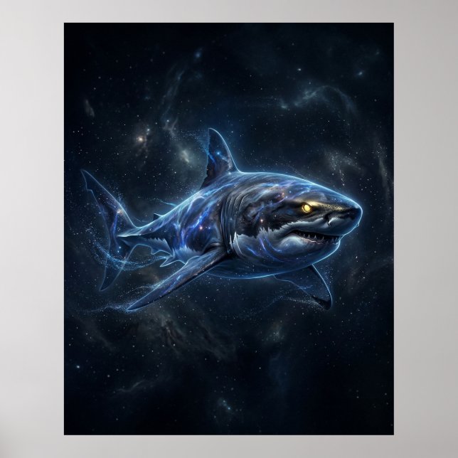 Affiche Galactic Shark Star Abyss (Devant)
