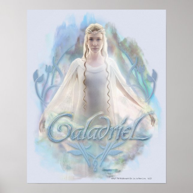 Affiche Galadriel Avec Nom (Devant)