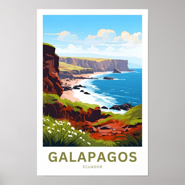 Affiche Galapagos Equateur Imprimer (Devant)