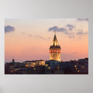 Affiche Galata Tower, Istanbul