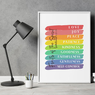Affiche Galates 5:22-23 Fruit de l'Esprit