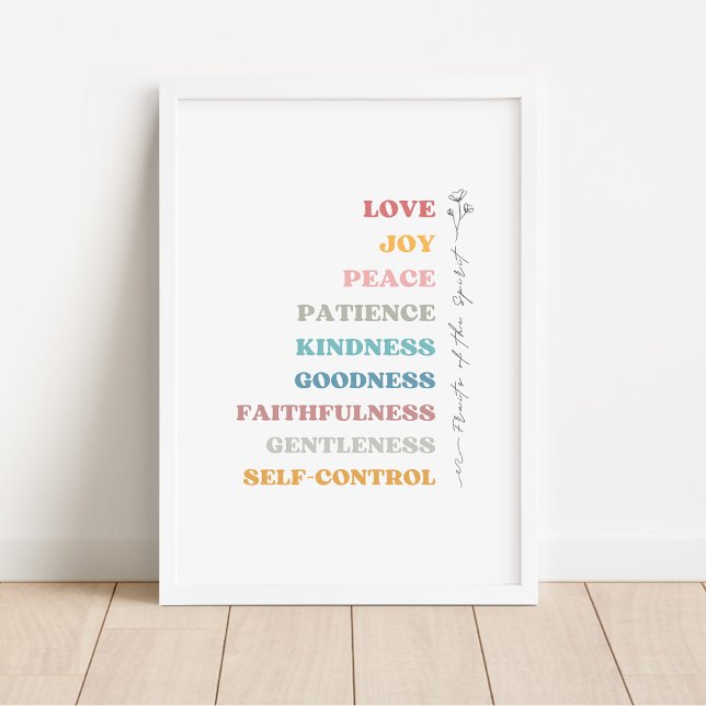 Affiche Galates 5:22-23 Fruit de l'Esprit (Créateur téléchargé)