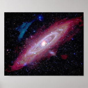 Affiche Galaxie d'Andromède Messier 31 Image composite