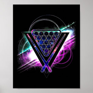 Affiche Galaxie esthétique Billiards