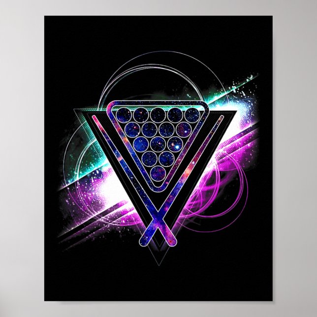 Affiche Galaxie esthétique Billiards (Devant)