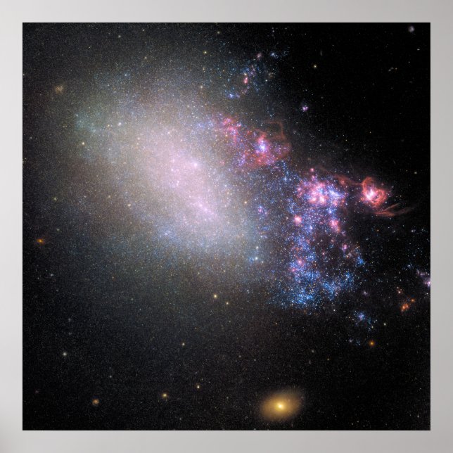Affiche Galaxie irrégulière Ngc 4485 (Devant)