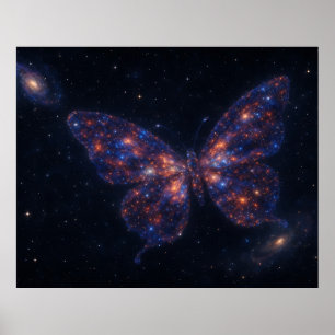 Affiche Galaxie Papillon Céleste