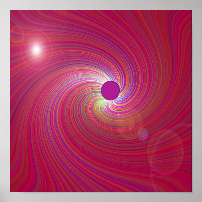 Affiche Galaxie rose..... (Devant)