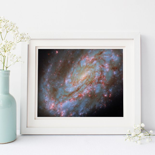 Affiche Galaxie spirale intermédiaire NGC 4654 10x8 (Intermediate Spiral Galaxy NGC 4654 10x8 Poster)
