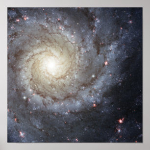 Affiche Galaxie spirale M74