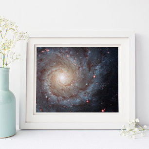 Affiche Galaxie spirale M74 10x8