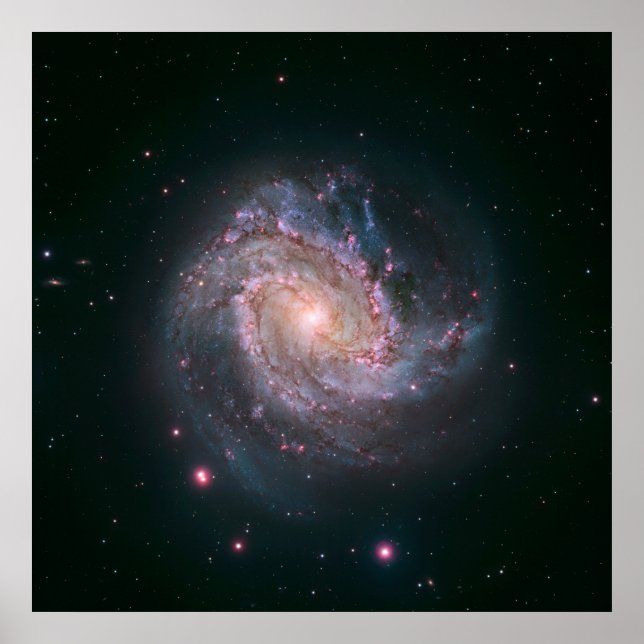 Affiche Galaxie spirale M83 (NASA) (Devant)