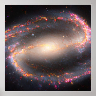 Affiche Galaxie Spirale Ngc 1300.
