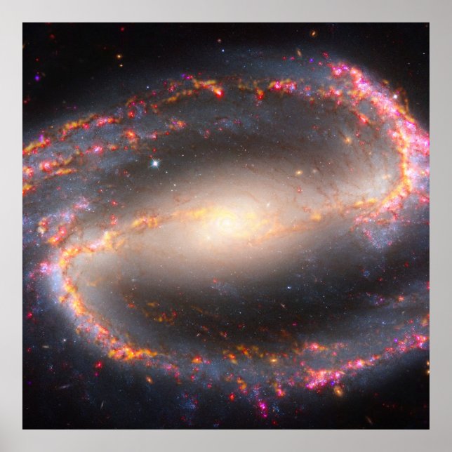 Affiche Galaxie Spirale Ngc 1300. (Devant)