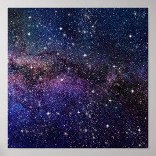 Affiche Galaxie, Univers, Hommes & Femmes, Motif spatial