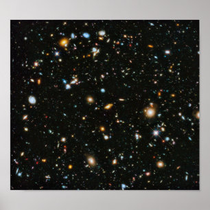 Affiche Galaxies de champ ultra profond Hubble de la NASA