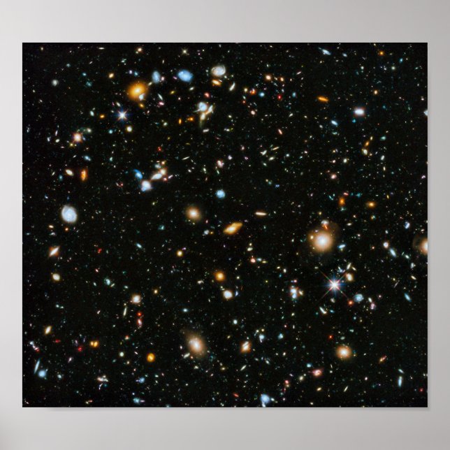 Affiche Galaxies de champ ultra profond Hubble de la NASA (Devant)