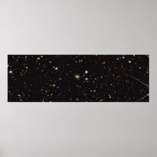 Affiche Galaxies multilongueurs Panorama   Hubble & JWST