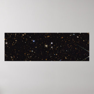 Affiche Galaxies multilongueurs Panorama | Hubble & JWST