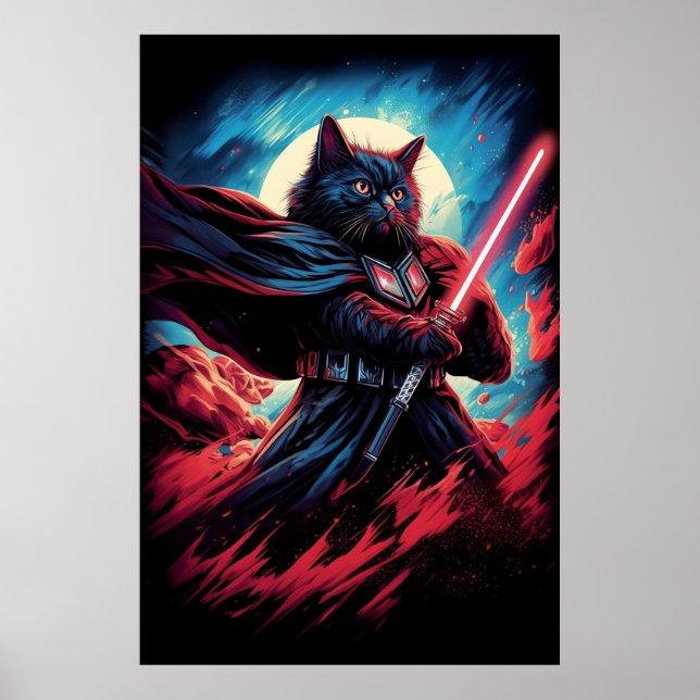 Affiche Galaxy Cat Swordsman (Devant)