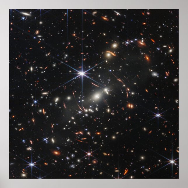 Affiche Galaxy Cluster Smacs 0723. (Devant)