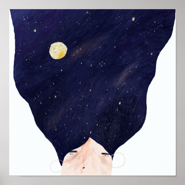 Affiche Galaxy Hair (Devant)