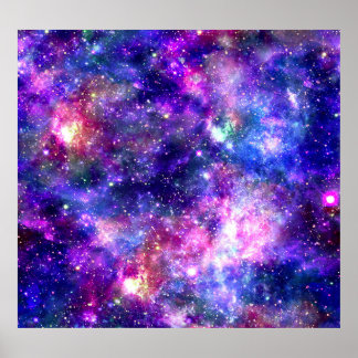 Affiche Galaxy Night Imprimer Design cosmique