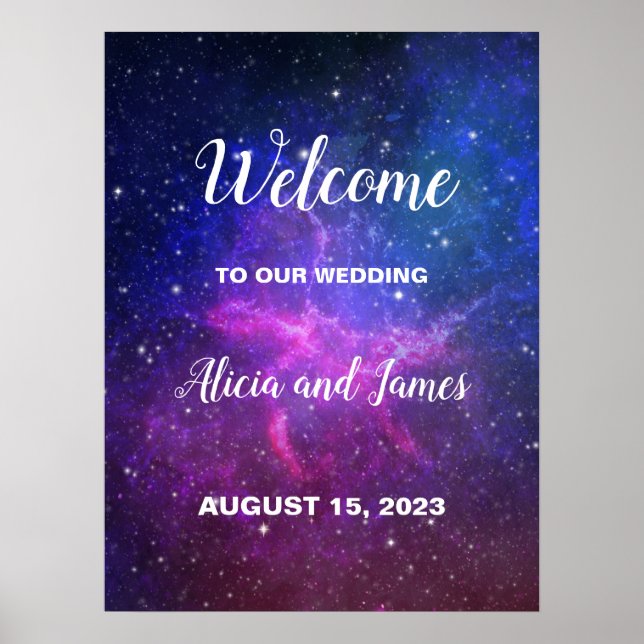 Affiche Galaxy Stars Bienvenue (Devant)