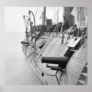 Affiche Galène, 1862, Ironclad de guerre civile