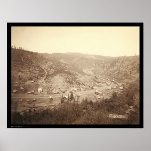 Affiche Galène le Dakota du Sud 1890