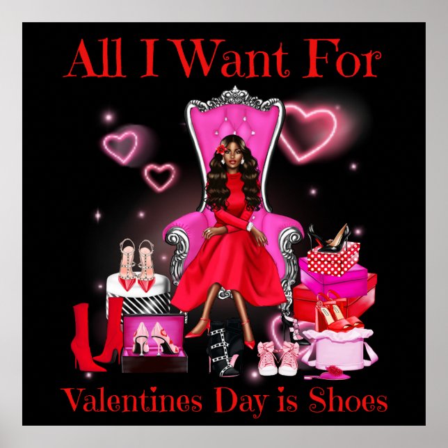 Affiche Galentines Valentines Femmes Galentine Love (Devant)