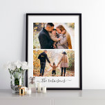 Affiche Galerie de 2 personnalisées<br><div class="desc">Galerie de 2 photos personnalisées design. Utilisez vos photos préférées pour faire un beau souvenir pour vous-même ou un cadeau spécial pour un ami ou un membre de la famille.</div>