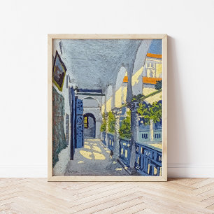 Affiche Galerie d'un Riad marocain   Georges Gaudion