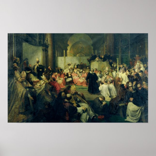 Affiche Galilée devant le Conseil, 1861 (Devant)