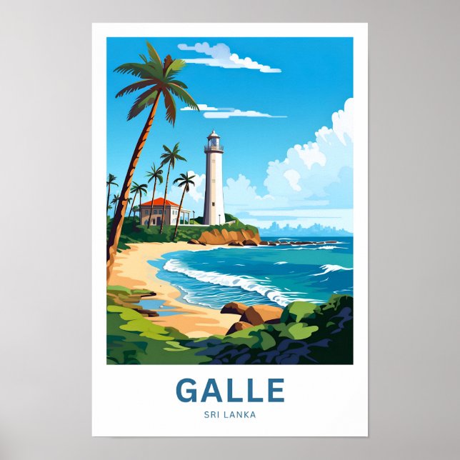 Affiche Galle Sri Lanka Imprimer (Devant)