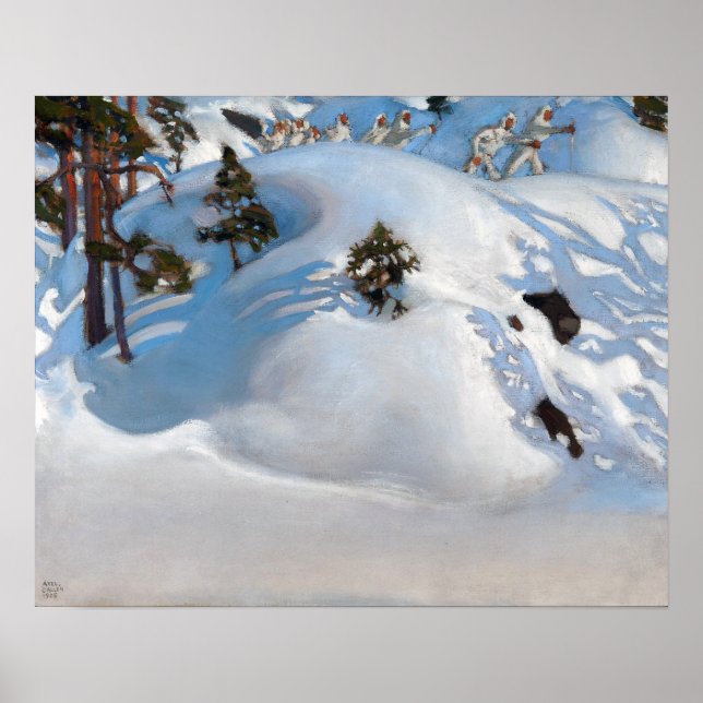 Affiche Gallen-Kallela - Février Vision 1905 (Devant)