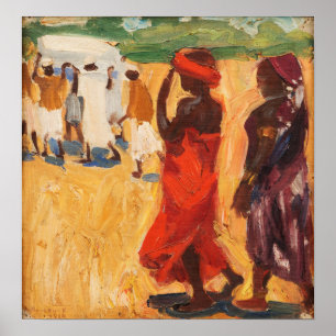 Affiche Gallen-Kallela - Funérailles