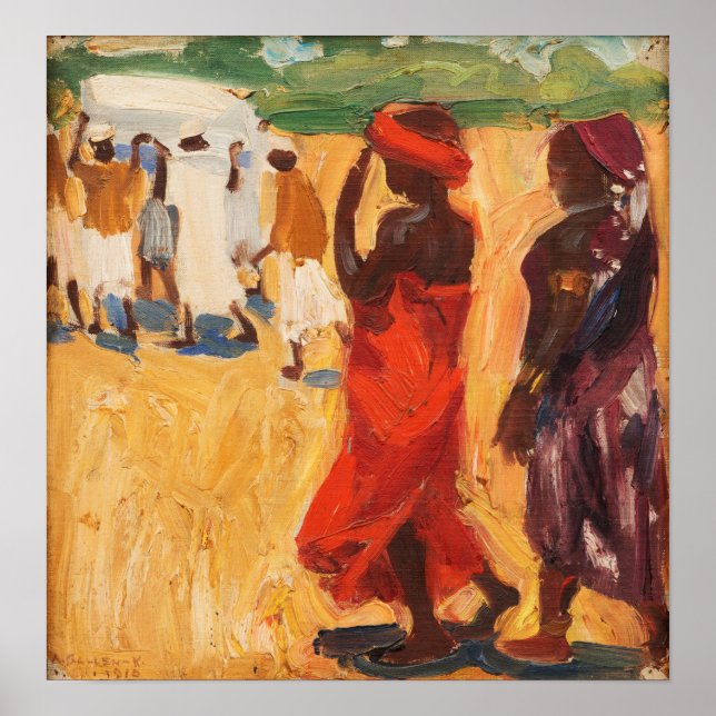 Affiche Gallen-Kallela - Funérailles (Devant)