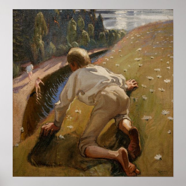 Affiche Gallen-Kallela - Jeune Faune (Devant)