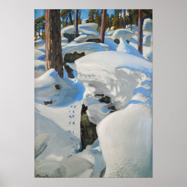 Affiche Gallen-Kallela - La tanière du lynx (Devant)