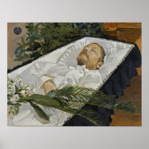 Affiche Gallen-Kallela - Lauri Kivekäs dans son cercueil