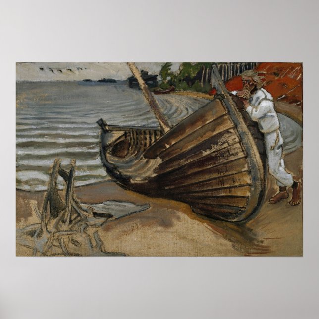 Affiche Gallen-Kallela - Le Bateau Lamenting (Devant)