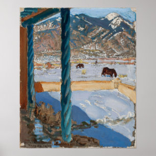 Affiche Gallen-Kallela - Taos Home In Sunlight