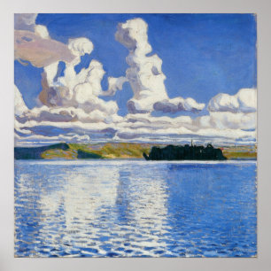 Affiche Gallen-Kallela - Tours de Nuages 1904