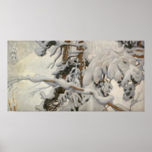 Affiche Gallen-Kallela - Winter Study For The Juselius